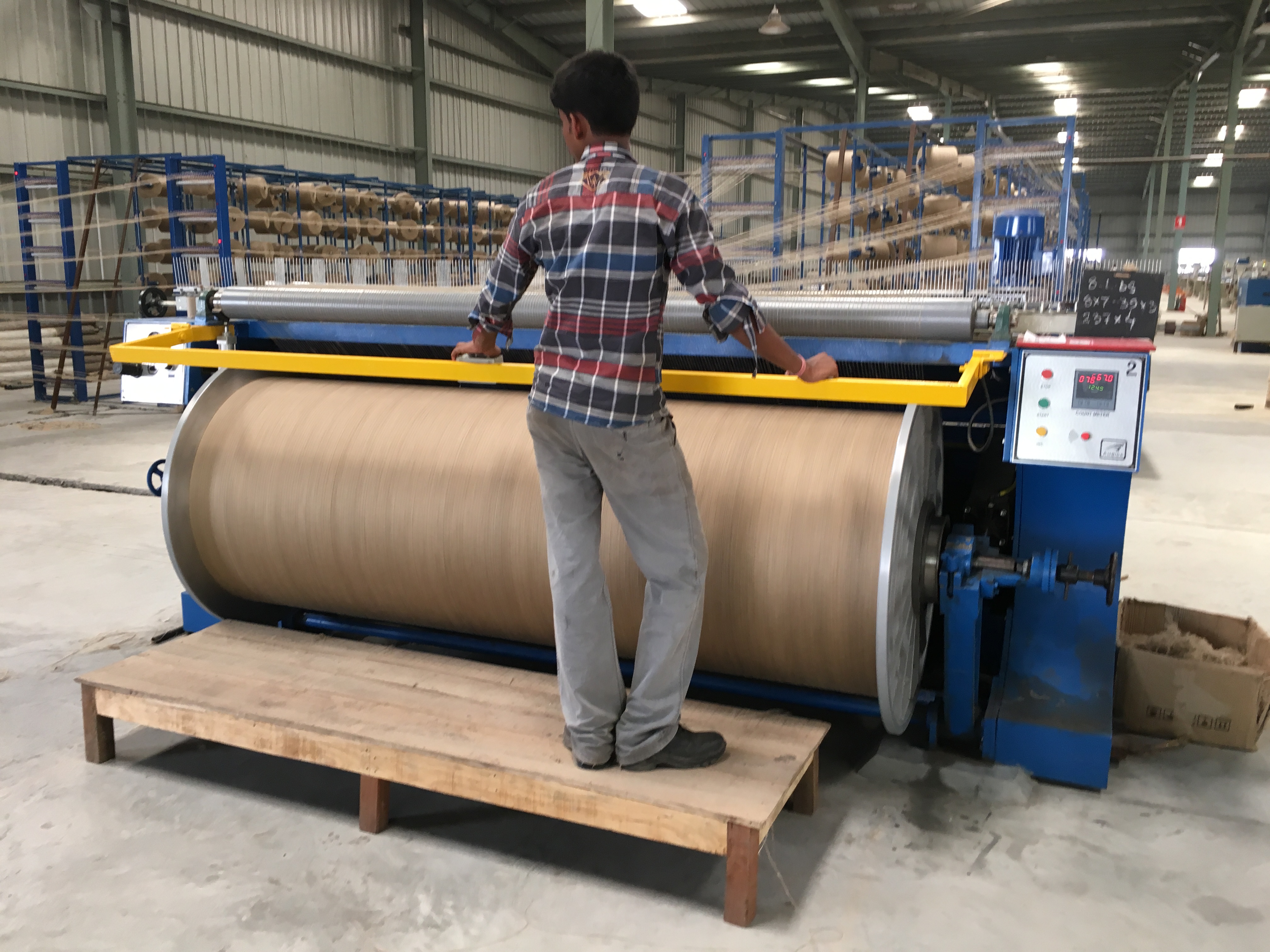 Sizing & Warping Machine (Jute Yarn)